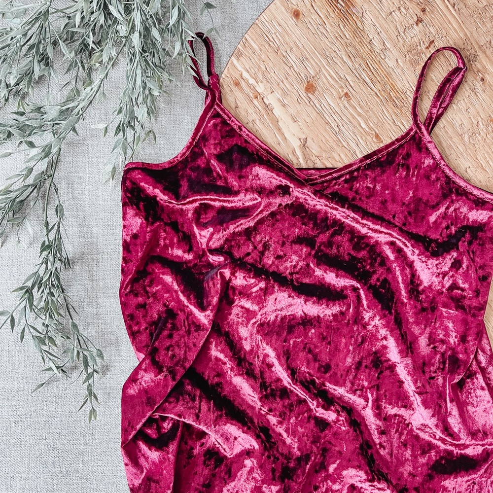 SOLD Velvet camisole